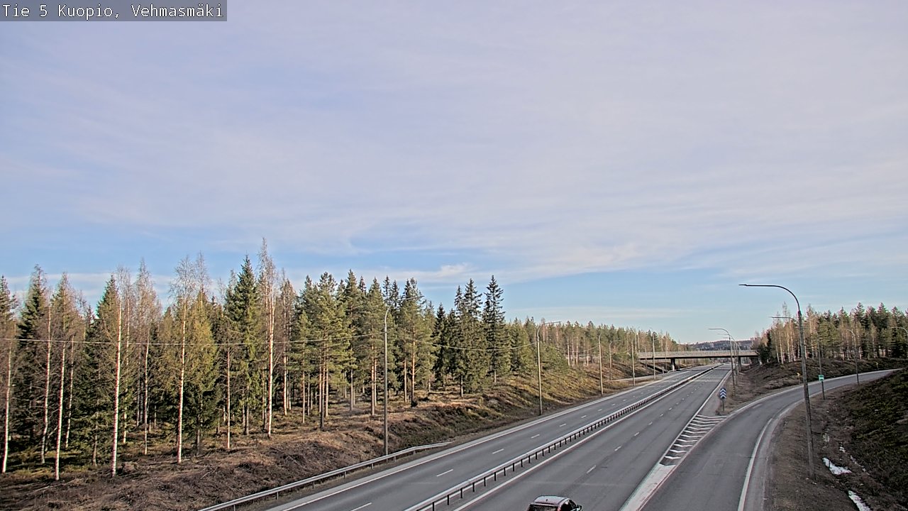 Kelikamerat Kuva Tie 5 Kuopio, Vehmasmäki, Kuopio, Pohjois-Savo