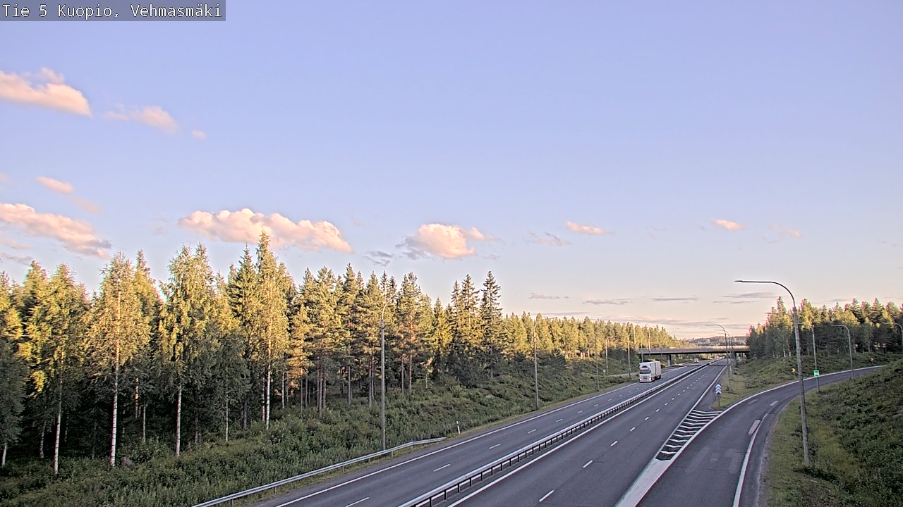 Kelikamerat Kuva Tie 5 Kuopio, Vehmasmäki, Kuopio, Pohjois-Savo