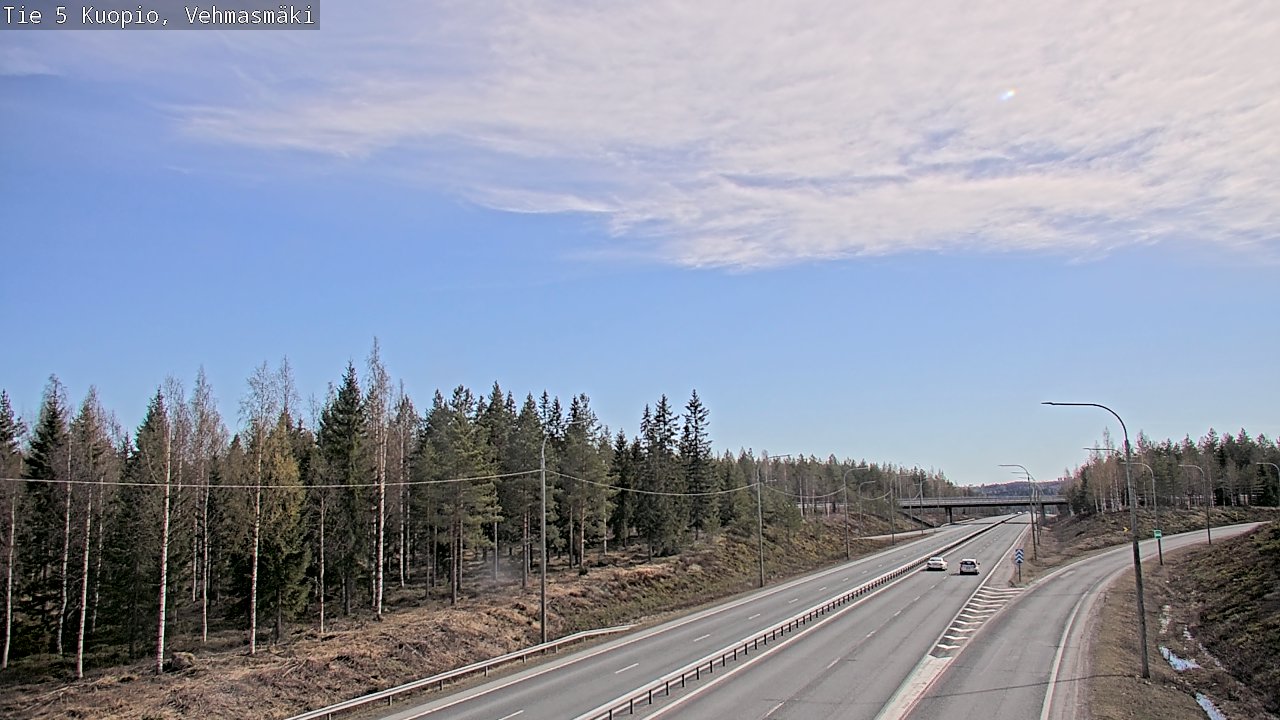 Kelikamerat Kuva Tie 5 Kuopio, Vehmasmäki, Kuopio, Pohjois-Savo