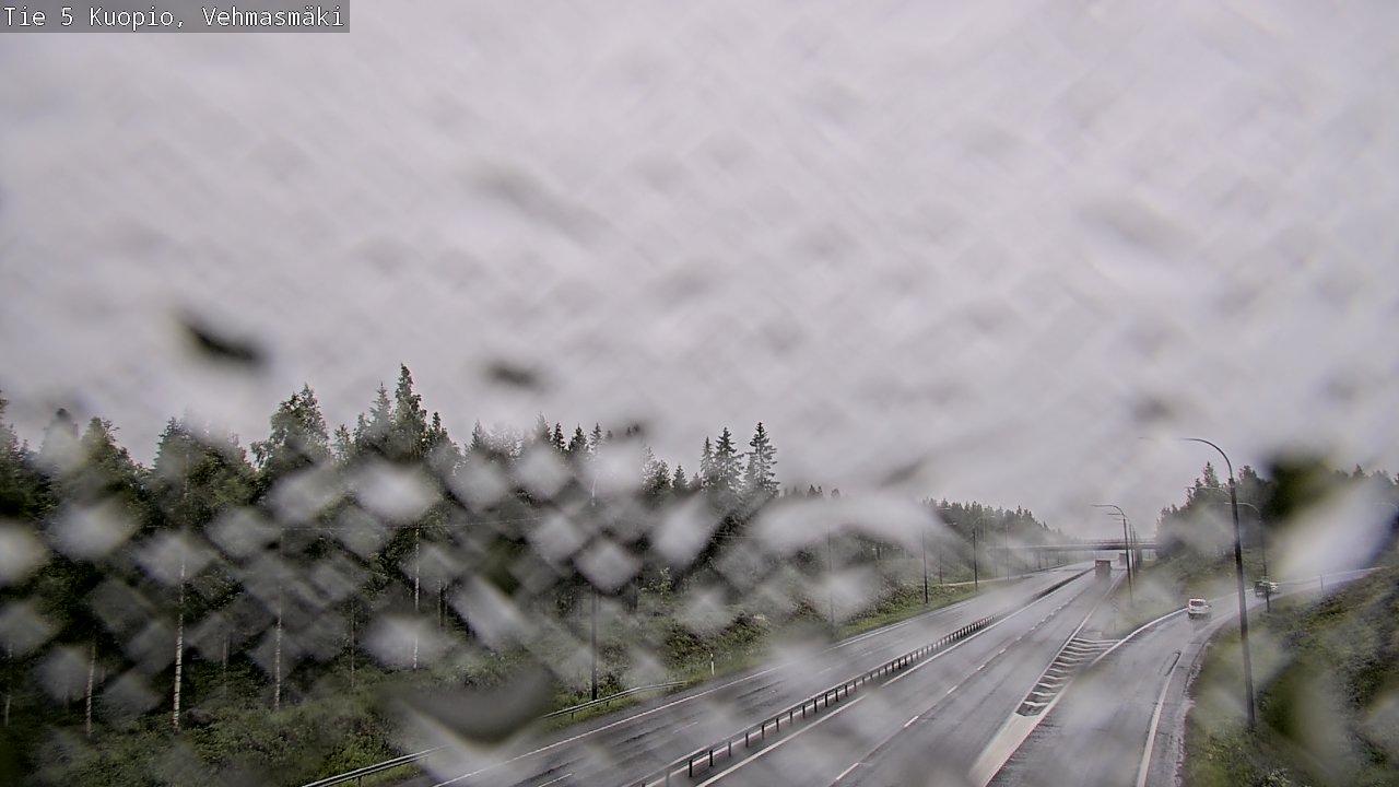 Weather Camera Image Väg 5 Kuopio, Vehmasmäki, Kuopio, Pohjois-Savo