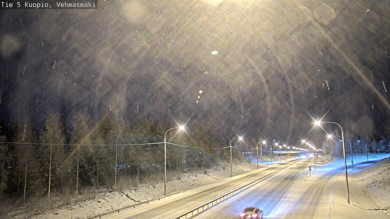 Kelikamerat Kuva Tie 5 Kuopio, Vehmasmäki, Kuopio, Pohjois-Savo