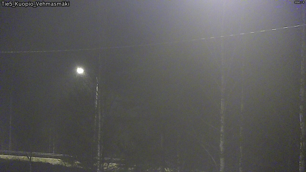 Weather Camera Image Road 5 Kuopio, Vehmasmäki, Kuopio, Pohjois-Savo
