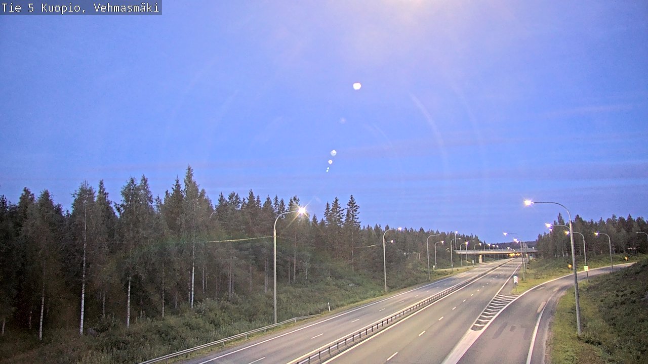 Kelikamerat Kuva Tie 5 Kuopio, Vehmasmäki, Kuopio, Pohjois-Savo