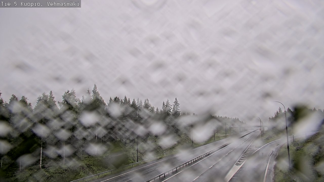 Weather Camera Image Väg 5 Kuopio, Vehmasmäki, Kuopio, Pohjois-Savo