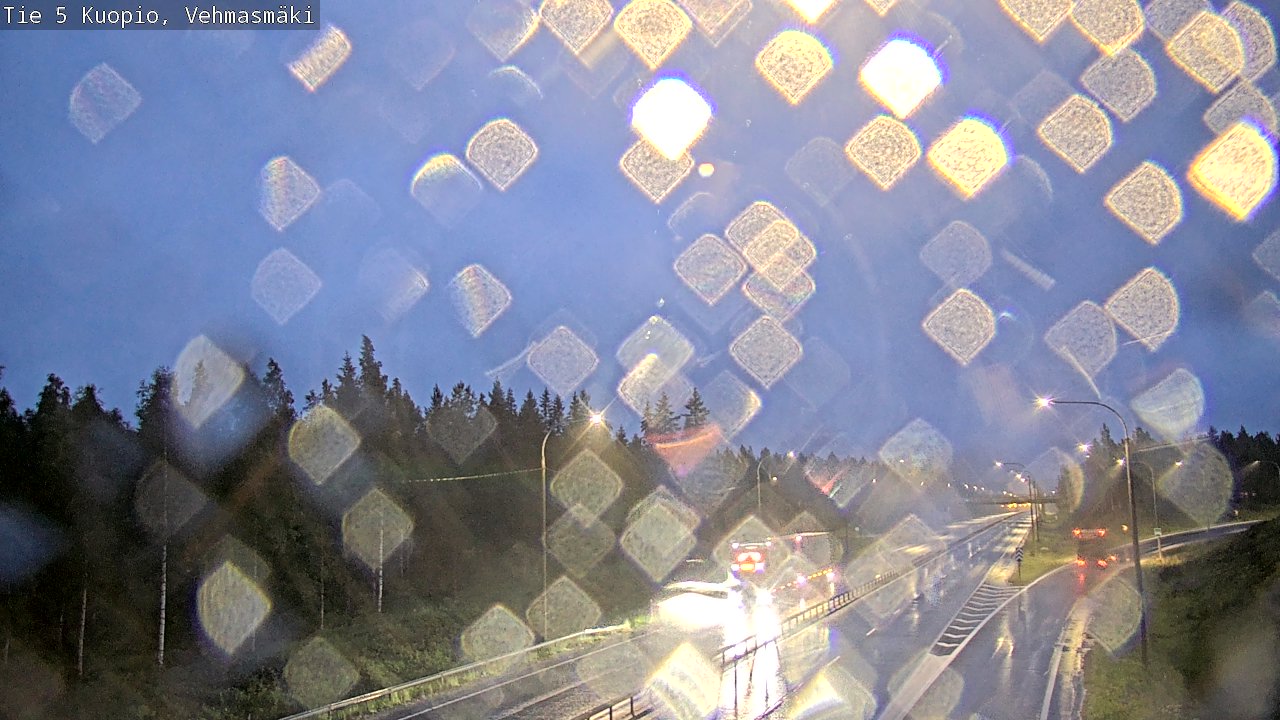Weather Camera Image Road 5 Kuopio, Vehmasmäki, Kuopio, Pohjois-Savo