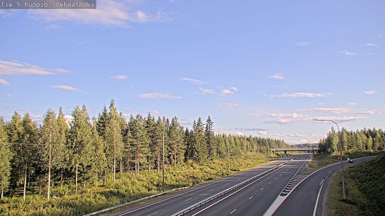 Kelikamerat Kuva Tie 5 Kuopio, Vehmasmäki, Kuopio, Pohjois-Savo