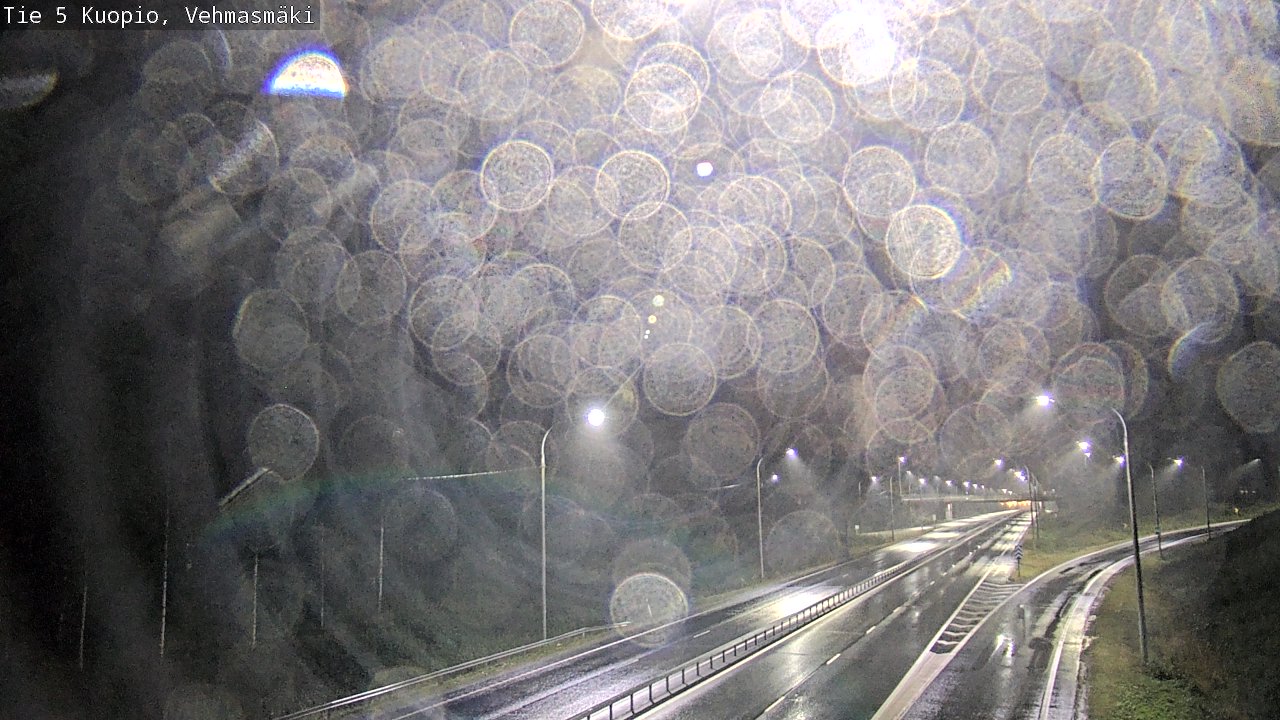 Weather Camera Image Road 5 Kuopio, Vehmasmäki, Kuopio, Pohjois-Savo