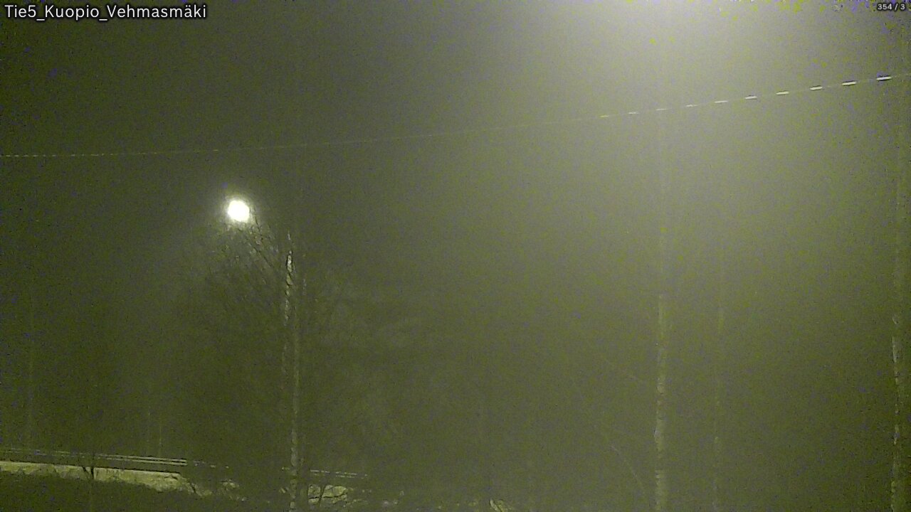 Weather Camera Image Road 5 Kuopio, Vehmasmäki, Kuopio, Pohjois-Savo