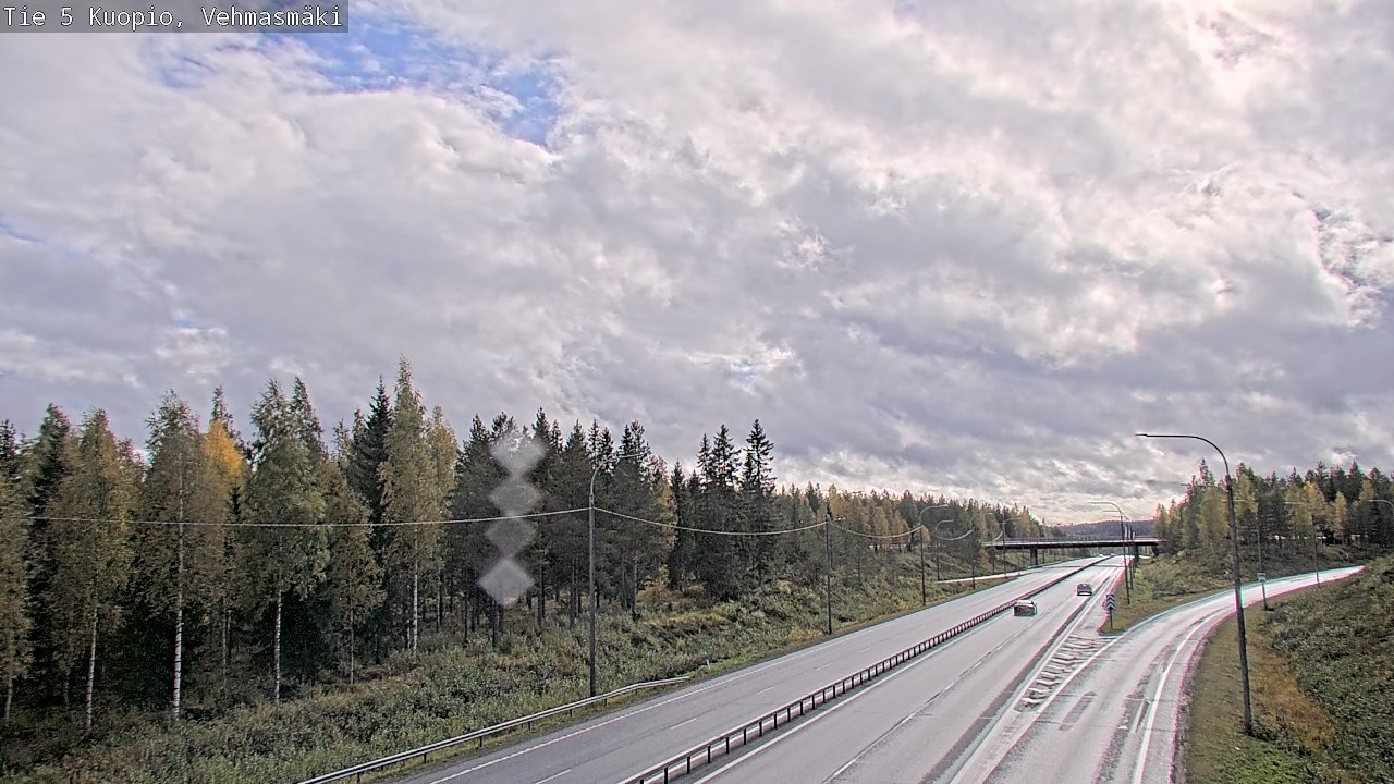 Weather Camera Image Road 5 Kuopio, Vehmasmäki, Kuopio, Pohjois-Savo