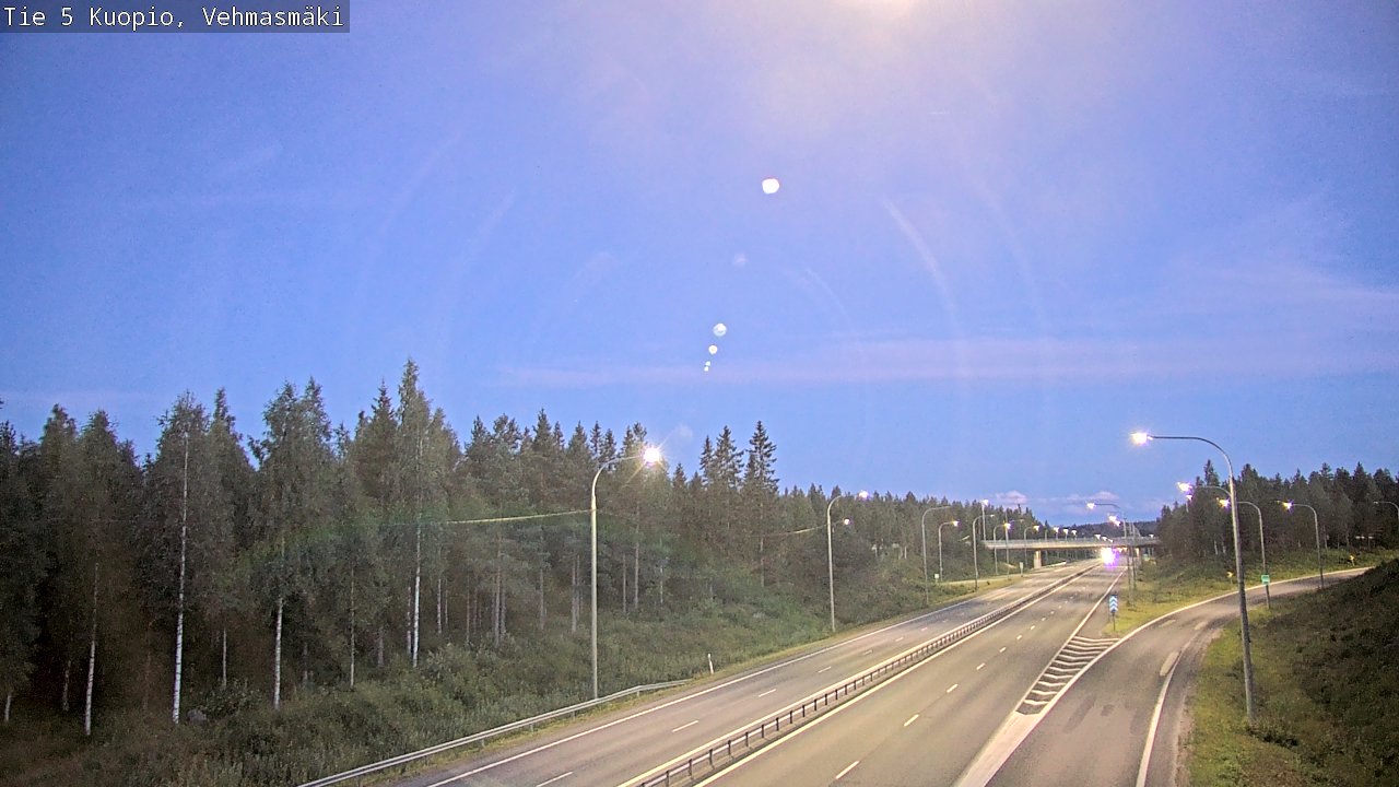 Kelikamerat Kuva Tie 5 Kuopio, Vehmasmäki, Kuopio, Pohjois-Savo