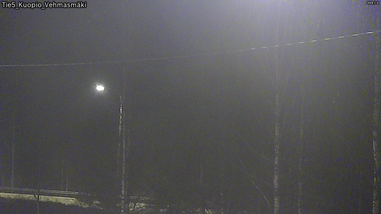 Weather Camera Image Väg 5 Kuopio, Vehmasmäki, Kuopio, Pohjois-Savo