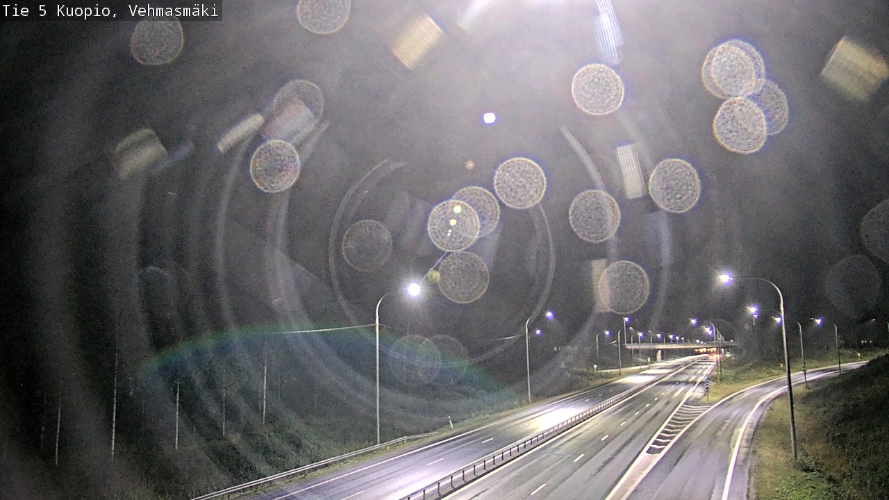 Weather Camera Image Road 5 Kuopio, Vehmasmäki, Kuopio, Pohjois-Savo