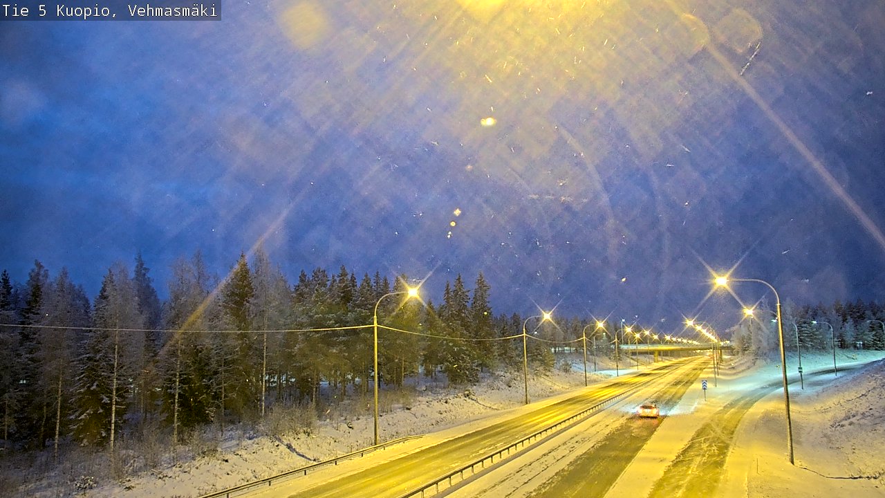 Kelikamerat Kuva Tie 5 Kuopio, Vehmasmäki, Kuopio, Pohjois-Savo