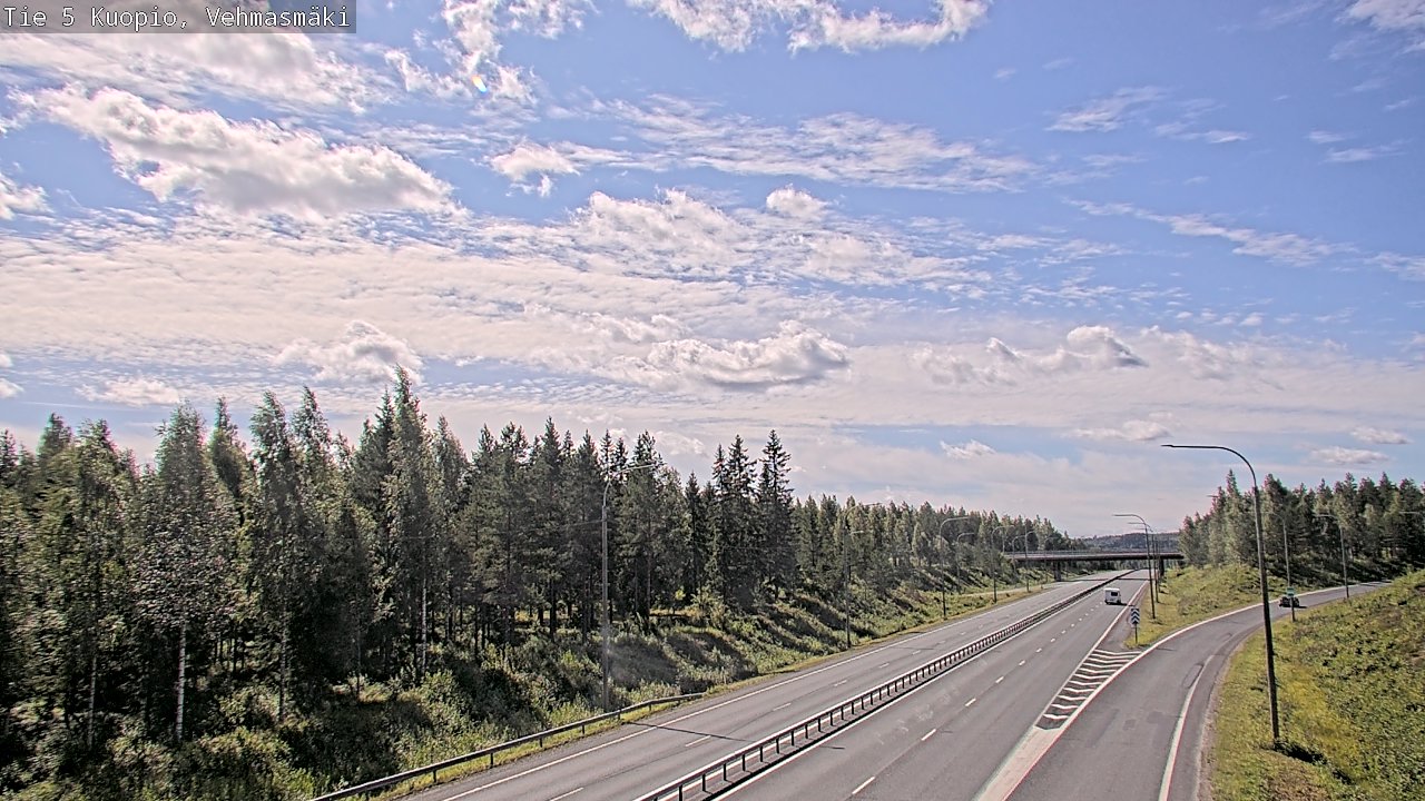 Kelikamerat Kuva Tie 5 Kuopio, Vehmasmäki, Kuopio, Pohjois-Savo