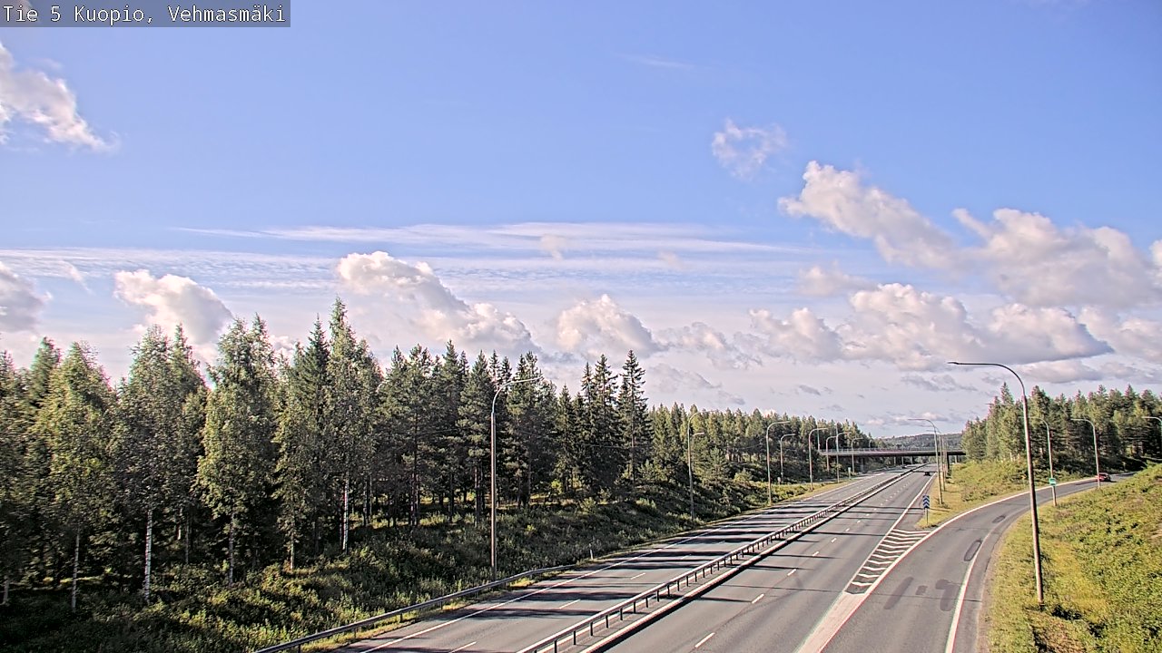 Kelikamerat Kuva Tie 5 Kuopio, Vehmasmäki, Kuopio, Pohjois-Savo