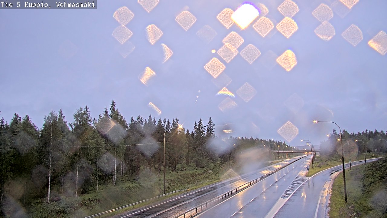 Weather Camera Image Road 5 Kuopio, Vehmasmäki, Kuopio, Pohjois-Savo
