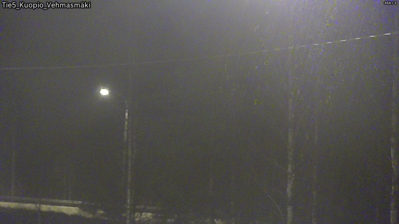 Weather Camera Image Väg 5 Kuopio, Vehmasmäki, Kuopio, Pohjois-Savo