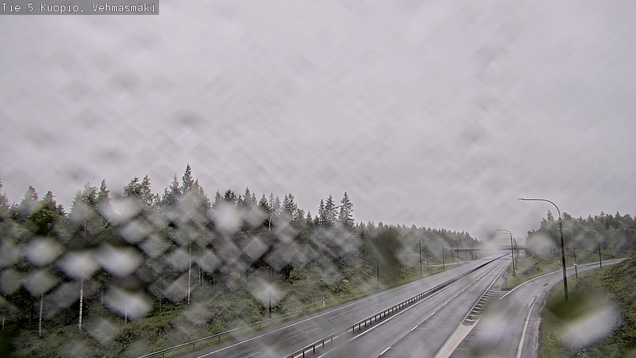 Weather Camera Image Väg 5 Kuopio, Vehmasmäki, Kuopio, Pohjois-Savo