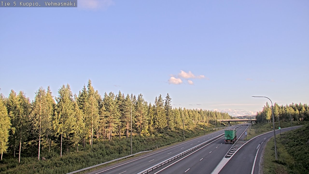 Kelikamerat Kuva Tie 5 Kuopio, Vehmasmäki, Kuopio, Pohjois-Savo