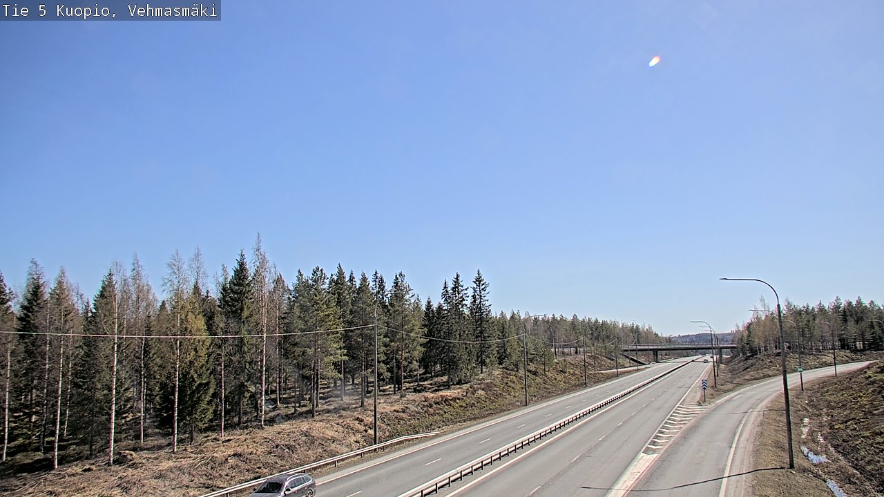 Kelikamerat Kuva Tie 5 Kuopio, Vehmasmäki, Kuopio, Pohjois-Savo