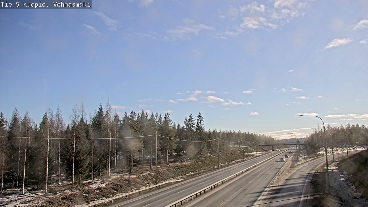 Kelikamerat Kuva Tie 5 Kuopio, Vehmasmäki, Kuopio, Pohjois-Savo