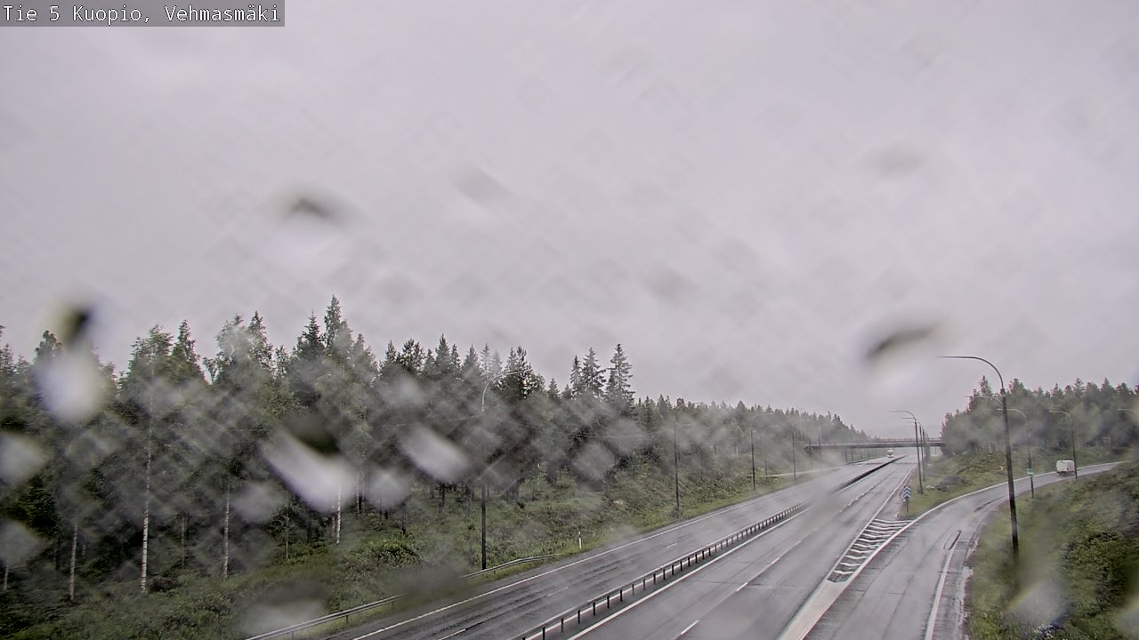 Weather Camera Image Väg 5 Kuopio, Vehmasmäki, Kuopio, Pohjois-Savo