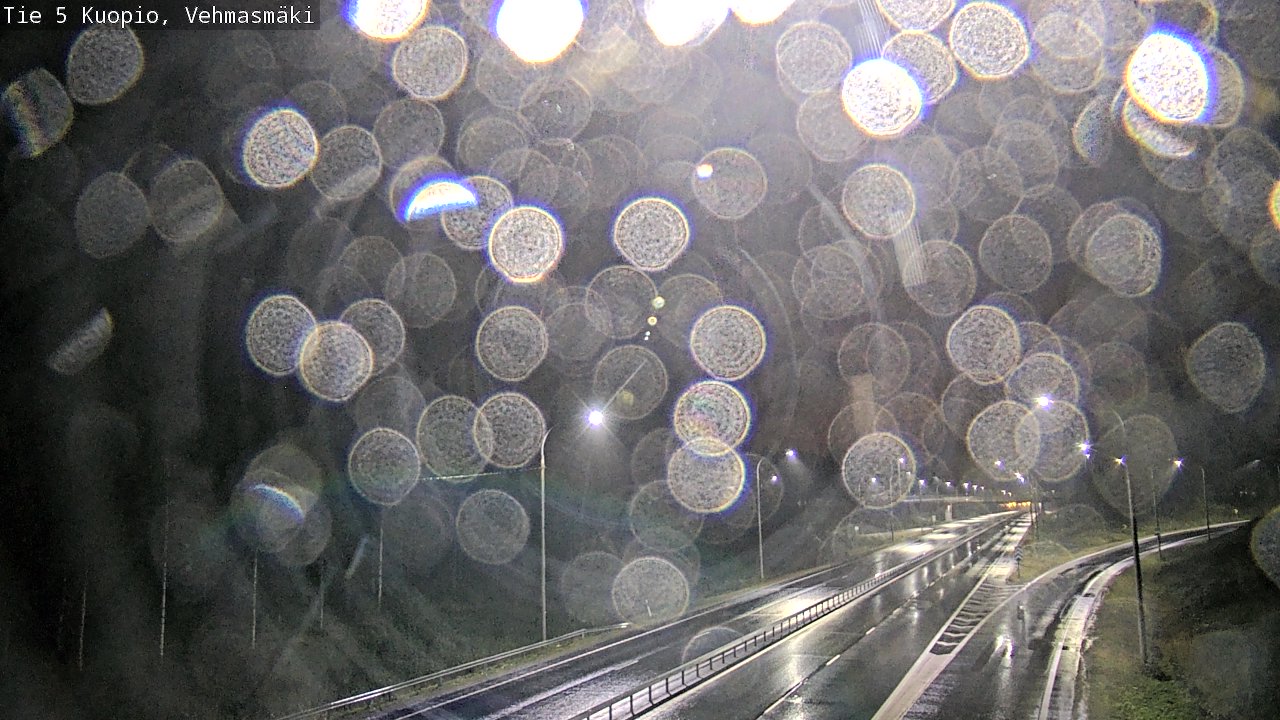 Weather Camera Image Road 5 Kuopio, Vehmasmäki, Kuopio, Pohjois-Savo