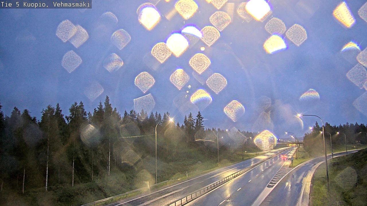 Weather Camera Image Road 5 Kuopio, Vehmasmäki, Kuopio, Pohjois-Savo