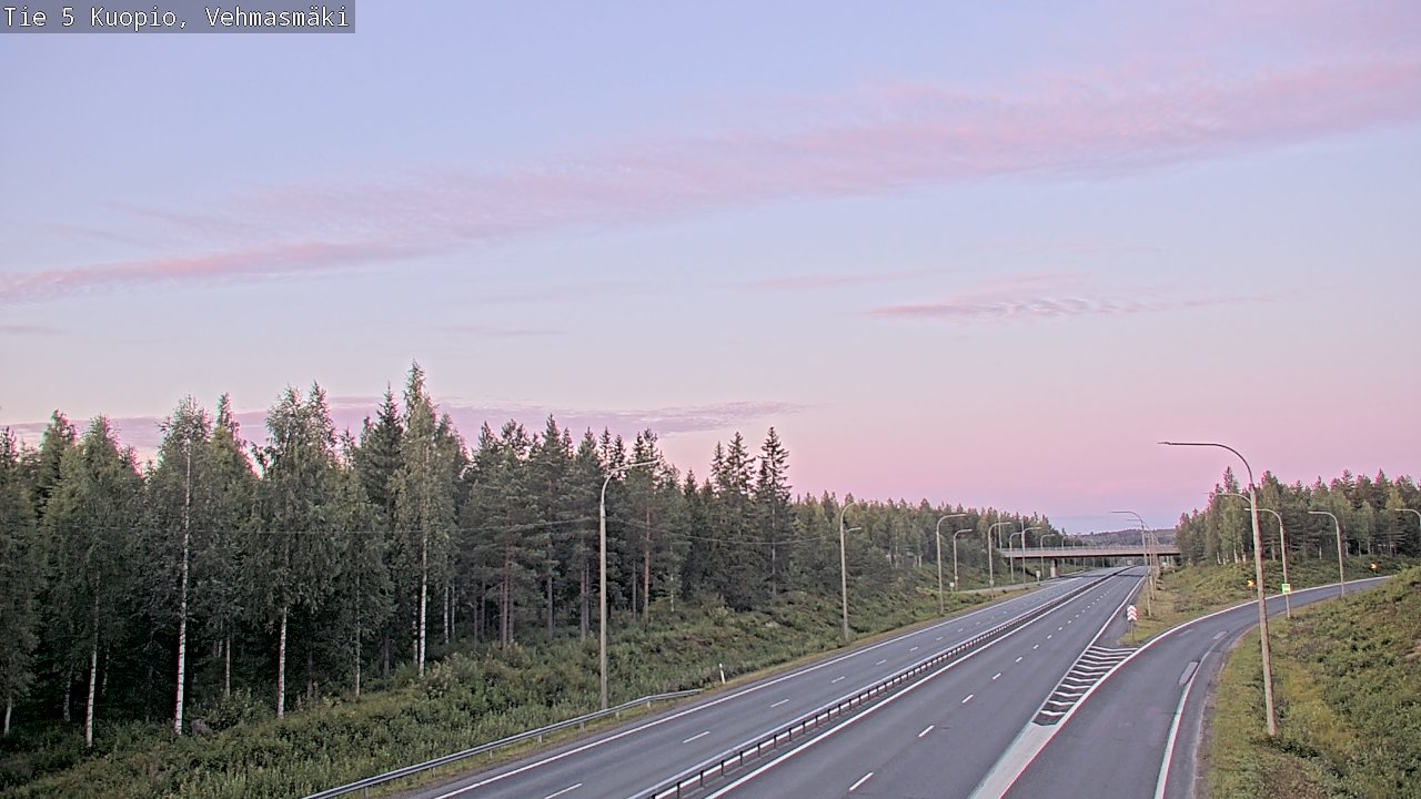 Kelikamerat Kuva Tie 5 Kuopio, Vehmasmäki, Kuopio, Pohjois-Savo