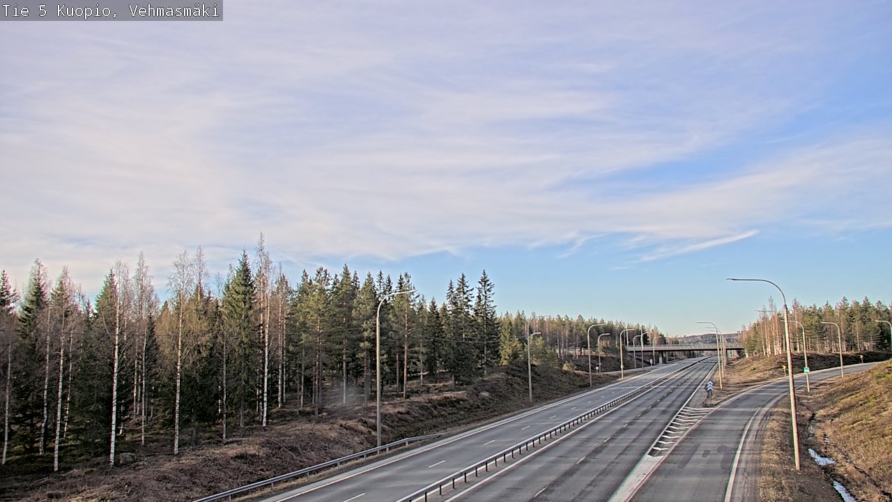 Kelikamerat Kuva Tie 5 Kuopio, Vehmasmäki, Kuopio, Pohjois-Savo