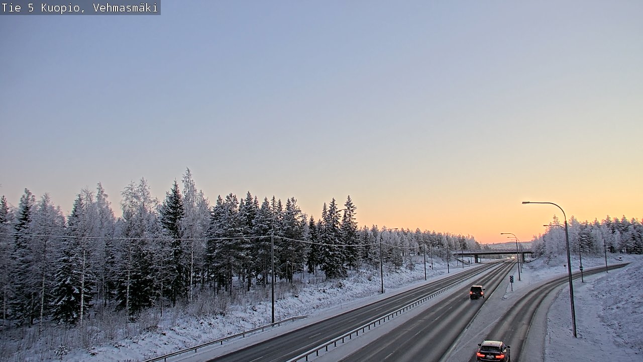 Weather Camera Image Väg 5 Kuopio, Vehmasmäki, Kuopio, Pohjois-Savo