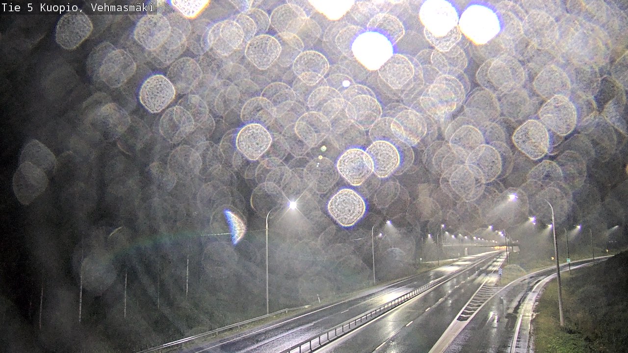 Weather Camera Image Road 5 Kuopio, Vehmasmäki, Kuopio, Pohjois-Savo