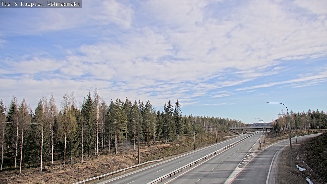 Kelikamerat Kuva Tie 5 Kuopio, Vehmasmäki, Kuopio, Pohjois-Savo