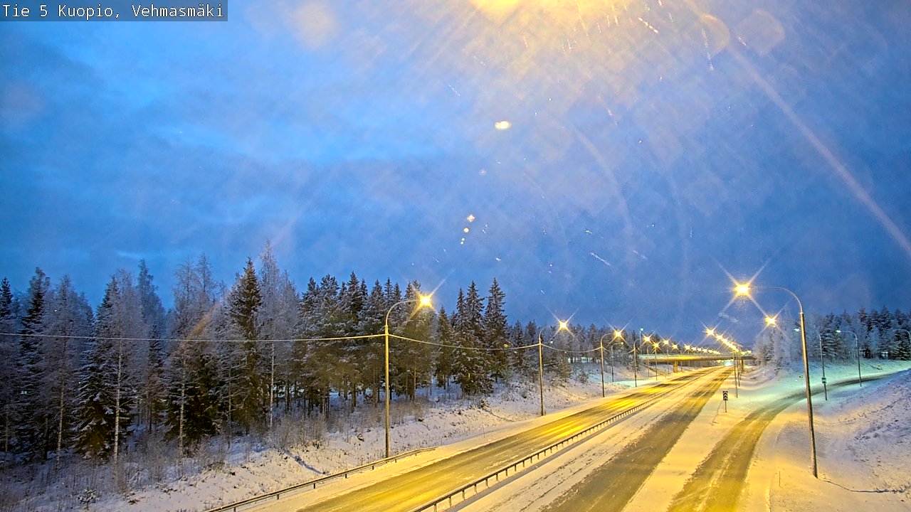 Kelikamerat Kuva Tie 5 Kuopio, Vehmasmäki, Kuopio, Pohjois-Savo