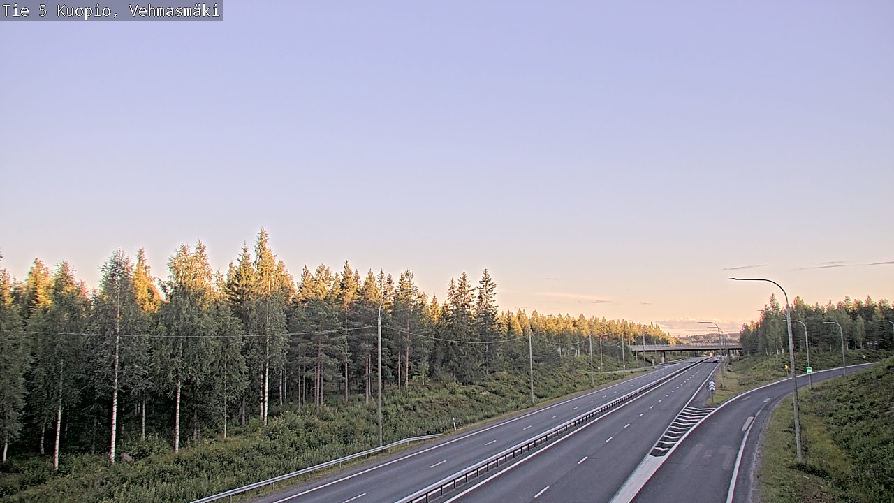 Kelikamerat Kuva Tie 5 Kuopio, Vehmasmäki, Kuopio, Pohjois-Savo