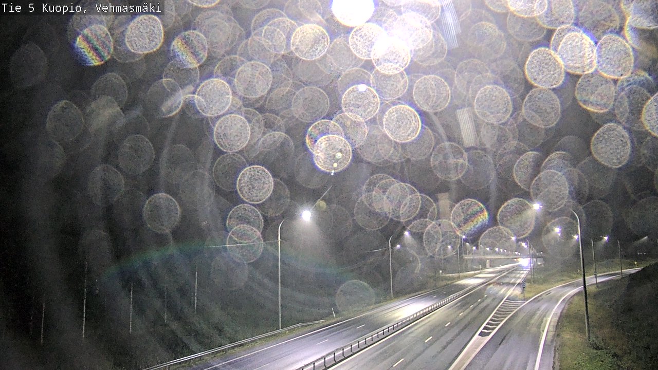 Weather Camera Image Road 5 Kuopio, Vehmasmäki, Kuopio, Pohjois-Savo