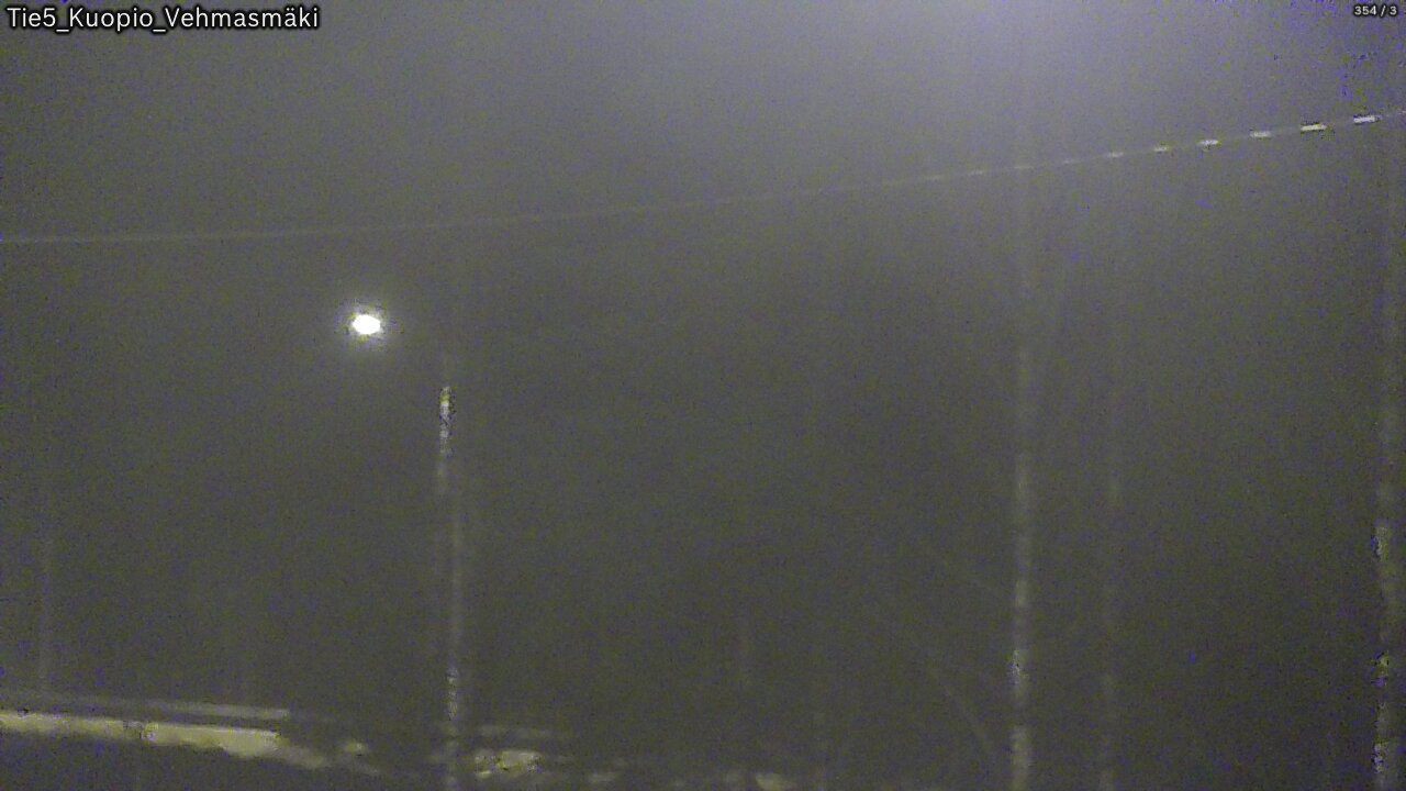 Weather Camera Image Road 5 Kuopio, Vehmasmäki, Kuopio, Pohjois-Savo