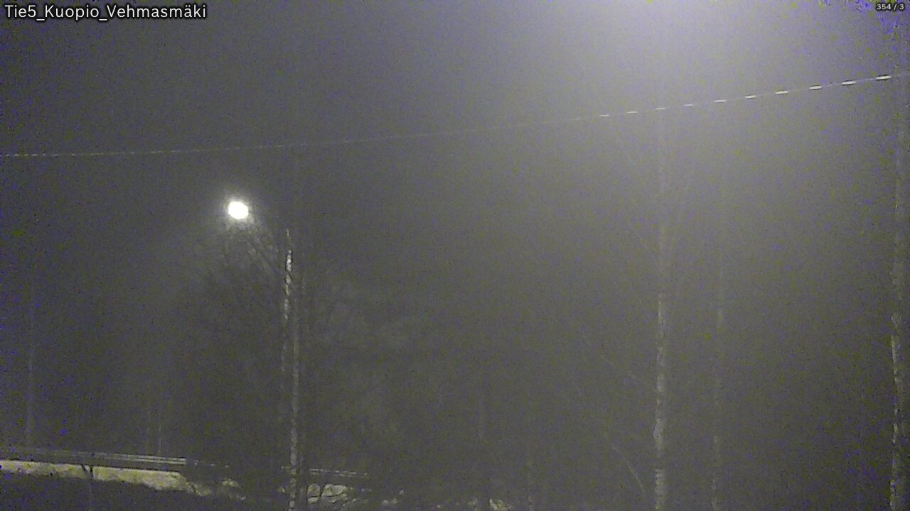 Weather Camera Image Road 5 Kuopio, Vehmasmäki, Kuopio, Pohjois-Savo