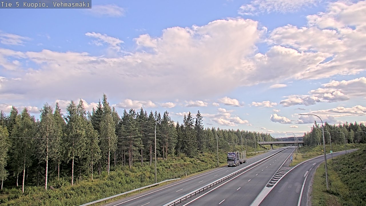Kelikamerat Kuva Tie 5 Kuopio, Vehmasmäki, Kuopio, Pohjois-Savo