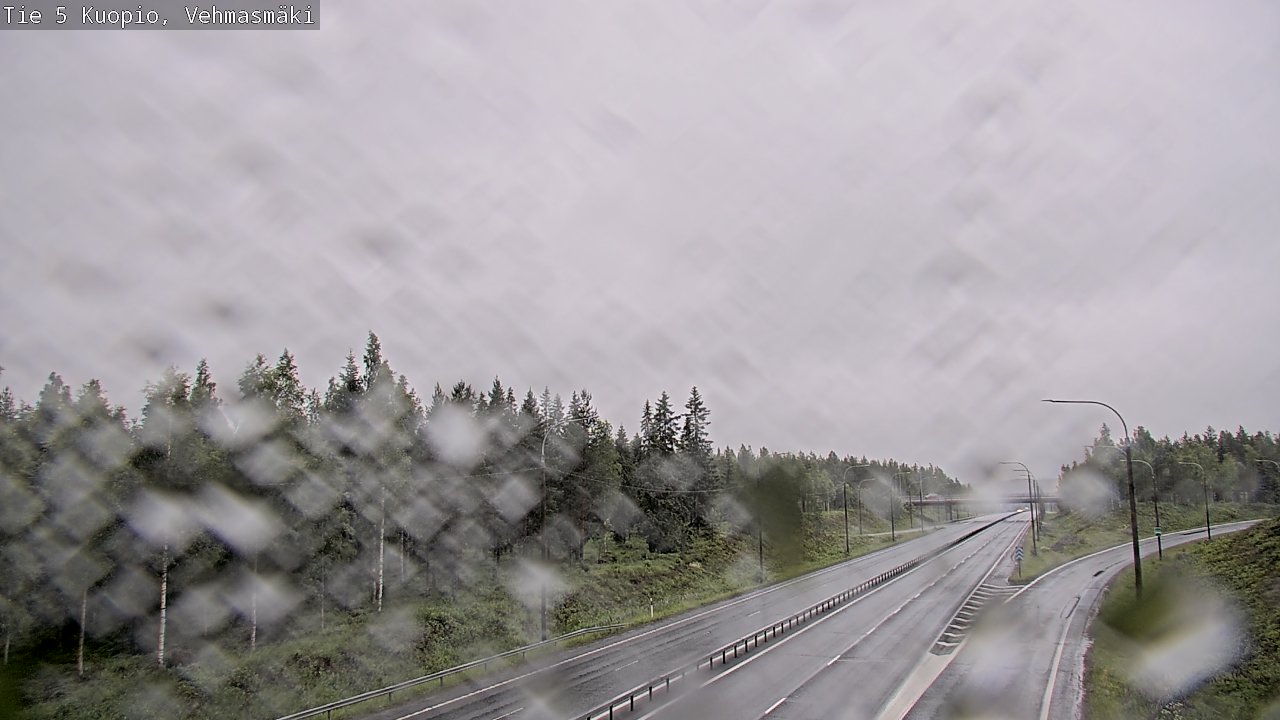 Weather Camera Image Väg 5 Kuopio, Vehmasmäki, Kuopio, Pohjois-Savo