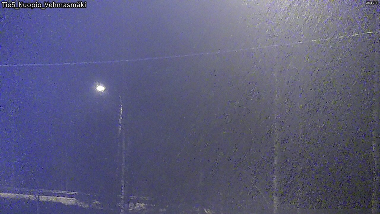 Weather Camera Image Väg 5 Kuopio, Vehmasmäki, Kuopio, Pohjois-Savo