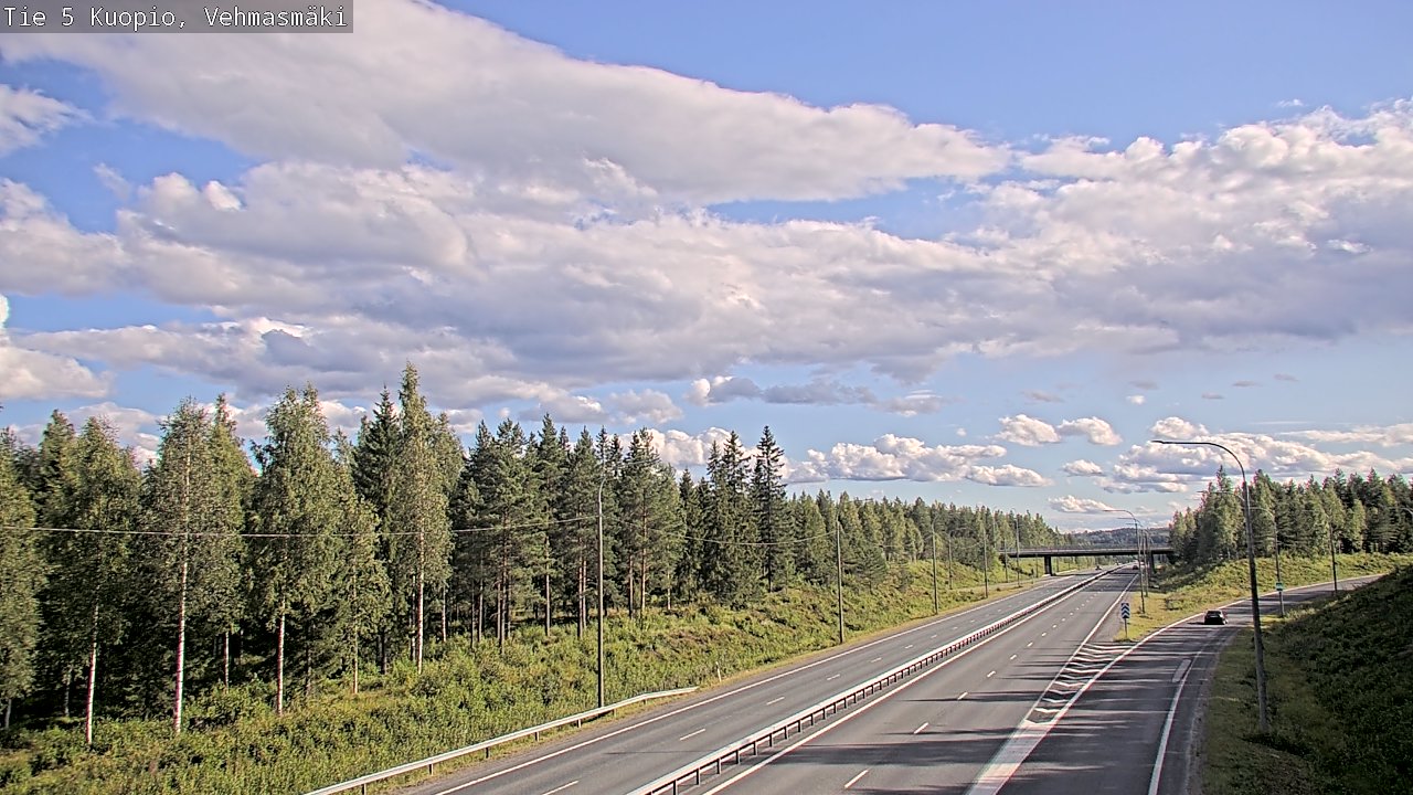 Kelikamerat Kuva Tie 5 Kuopio, Vehmasmäki, Kuopio, Pohjois-Savo