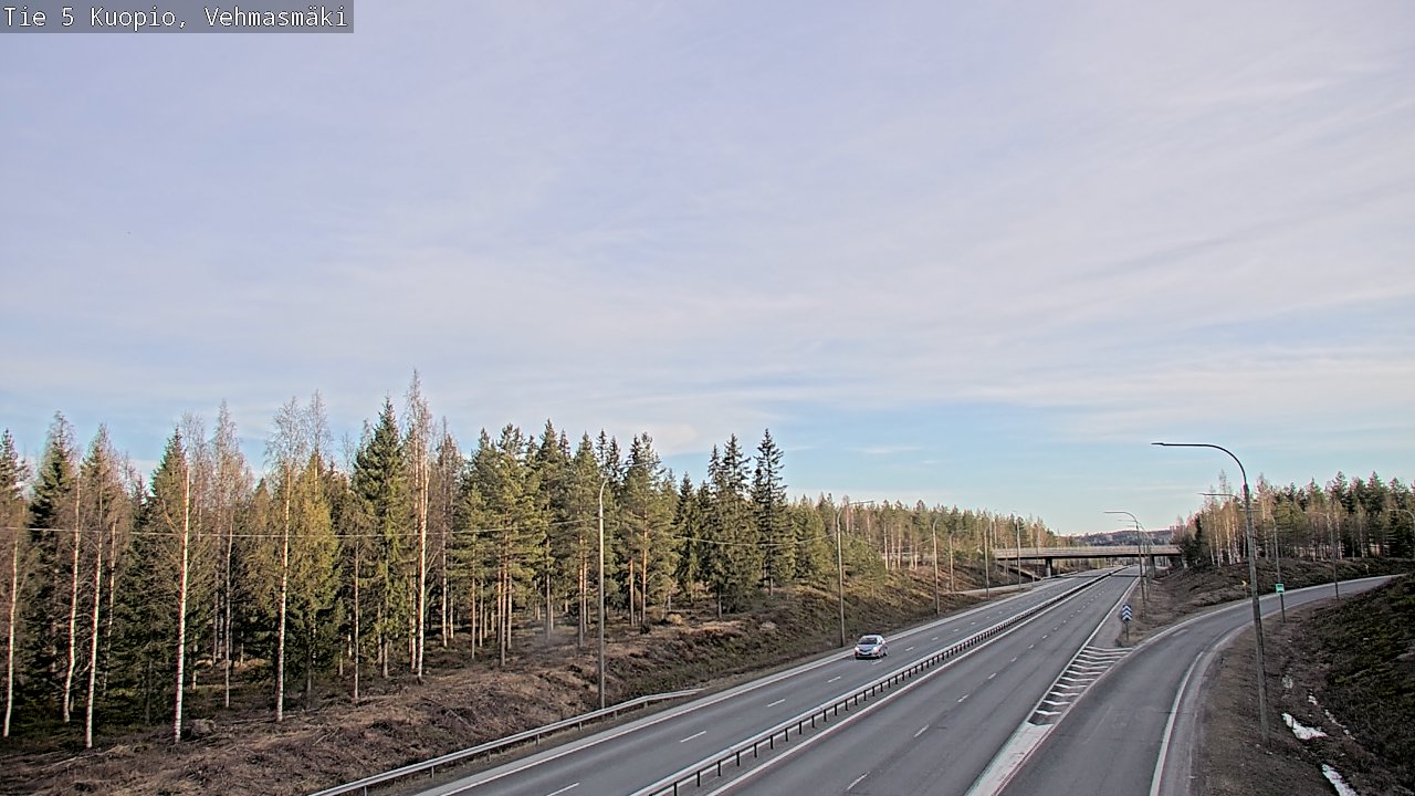 Kelikamerat Kuva Tie 5 Kuopio, Vehmasmäki, Kuopio, Pohjois-Savo