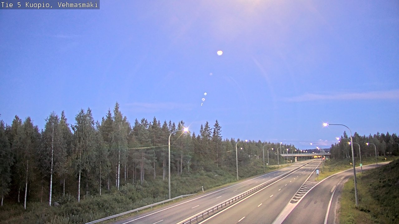 Kelikamerat Kuva Tie 5 Kuopio, Vehmasmäki, Kuopio, Pohjois-Savo