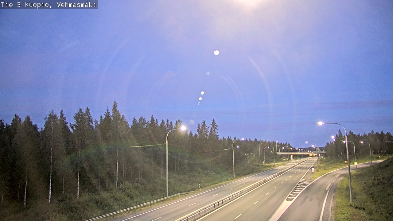 Kelikamerat Kuva Tie 5 Kuopio, Vehmasmäki, Kuopio, Pohjois-Savo