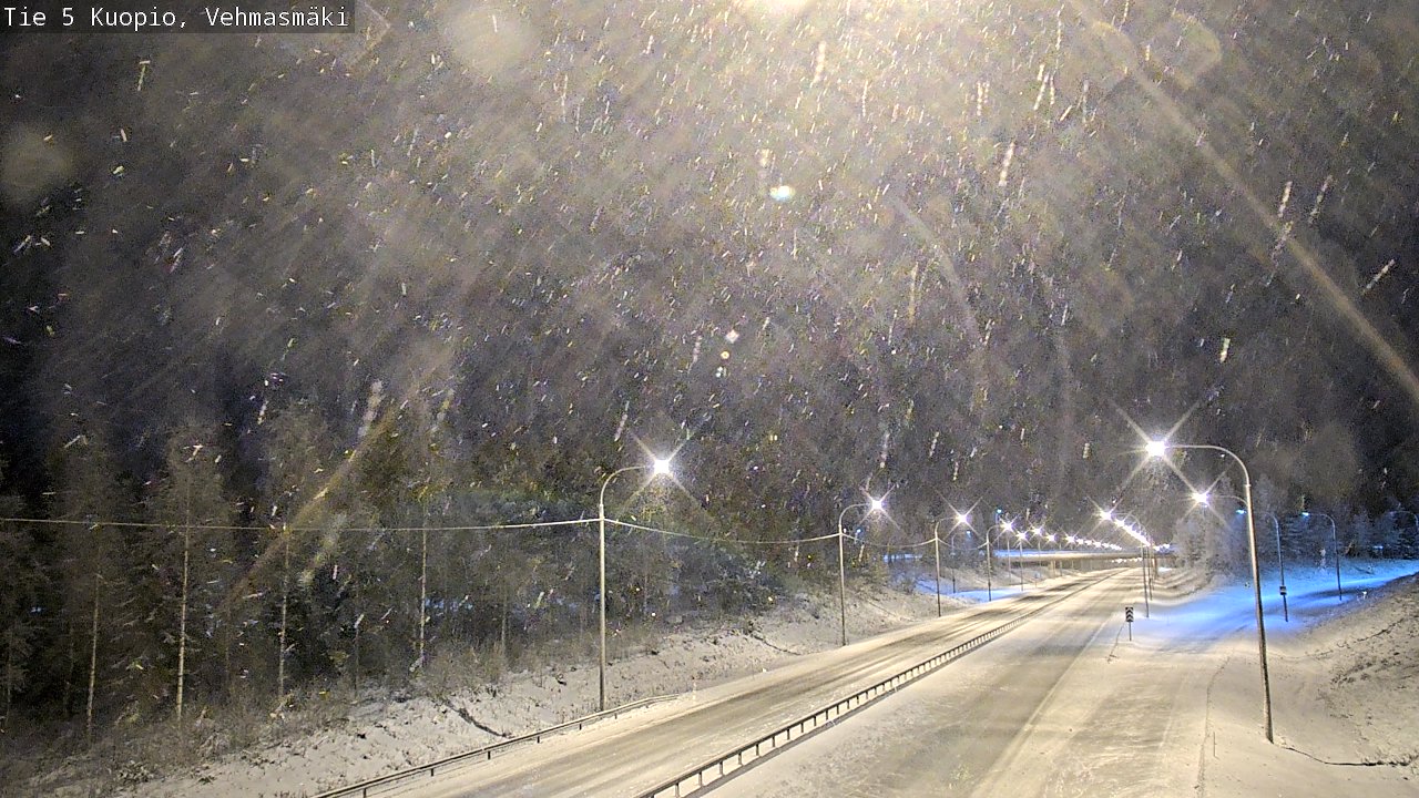 Kelikamerat Kuva Tie 5 Kuopio, Vehmasmäki, Kuopio, Pohjois-Savo