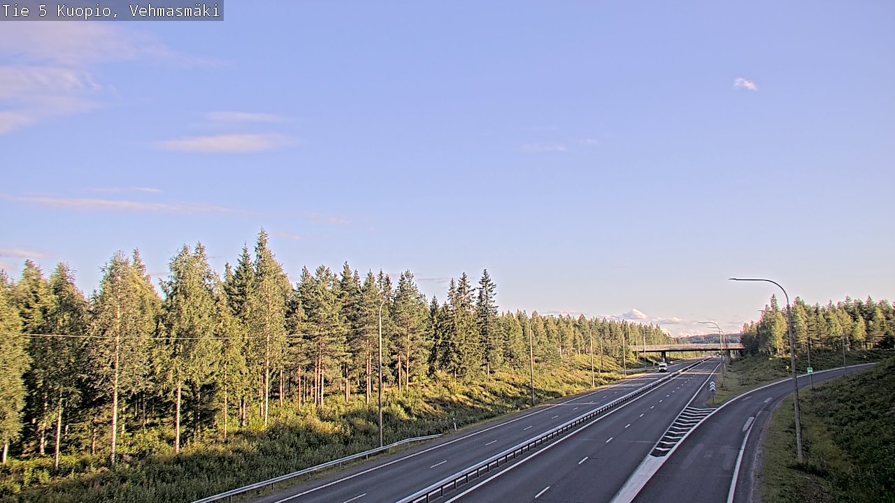Kelikamerat Kuva Tie 5 Kuopio, Vehmasmäki, Kuopio, Pohjois-Savo
