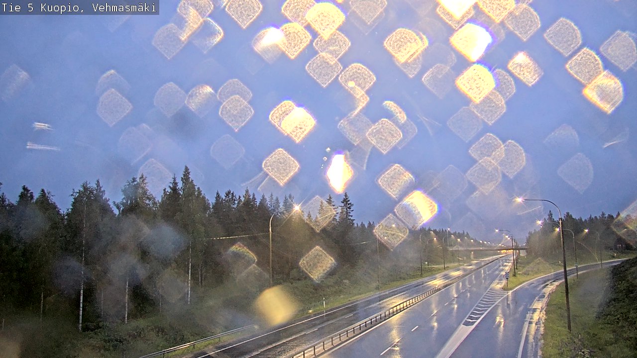 Weather Camera Image Road 5 Kuopio, Vehmasmäki, Kuopio, Pohjois-Savo
