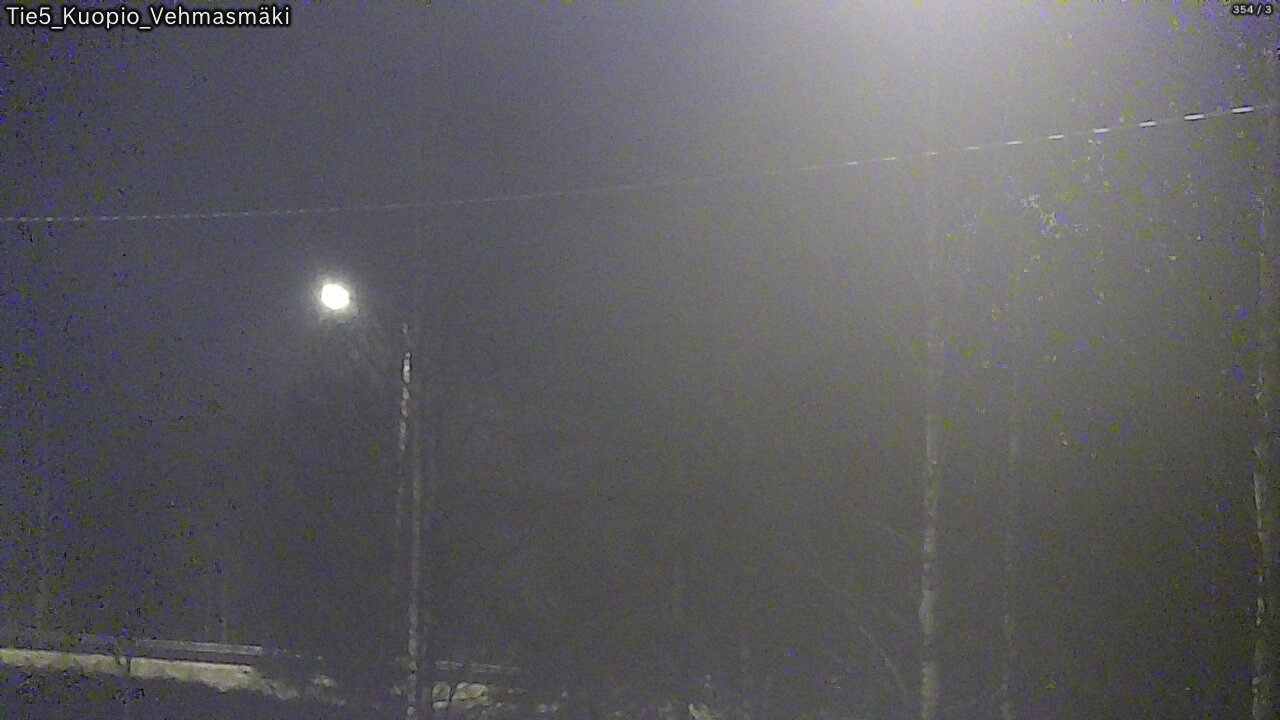 Weather Camera Image Road 5 Kuopio, Vehmasmäki, Kuopio, Pohjois-Savo