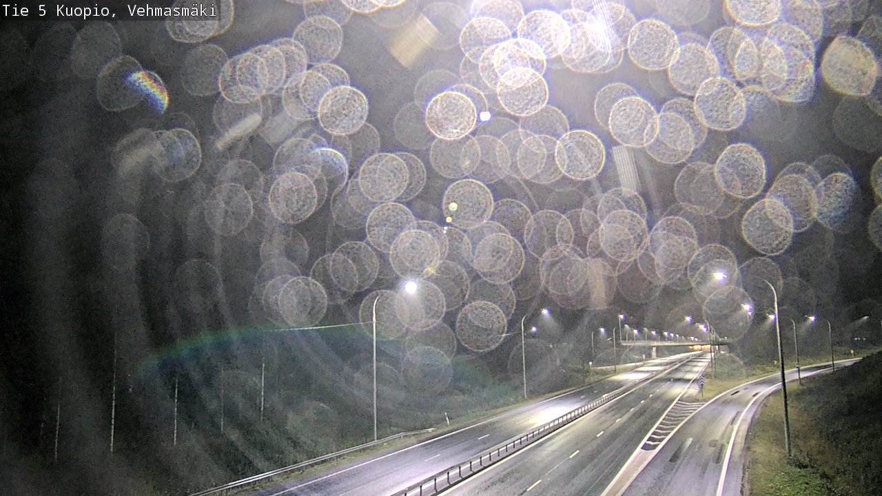 Weather Camera Image Road 5 Kuopio, Vehmasmäki, Kuopio, Pohjois-Savo